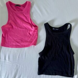 zara crop tops